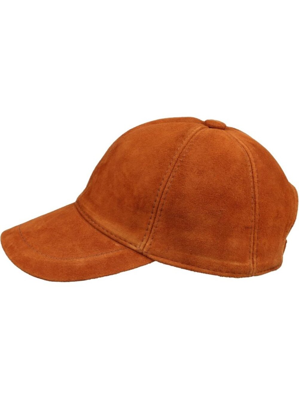 Suede Leather Baseball Cap - Unstructured 6 Panel Adjustable Hat for All Genders